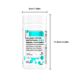 Collagen, Vitamin & Mineral, Contains Vitamin D3, Vitamin C, Probiotics,Vitamin E, Vitamin B & Multivitamin Healthcare Supplement Edible Fitness